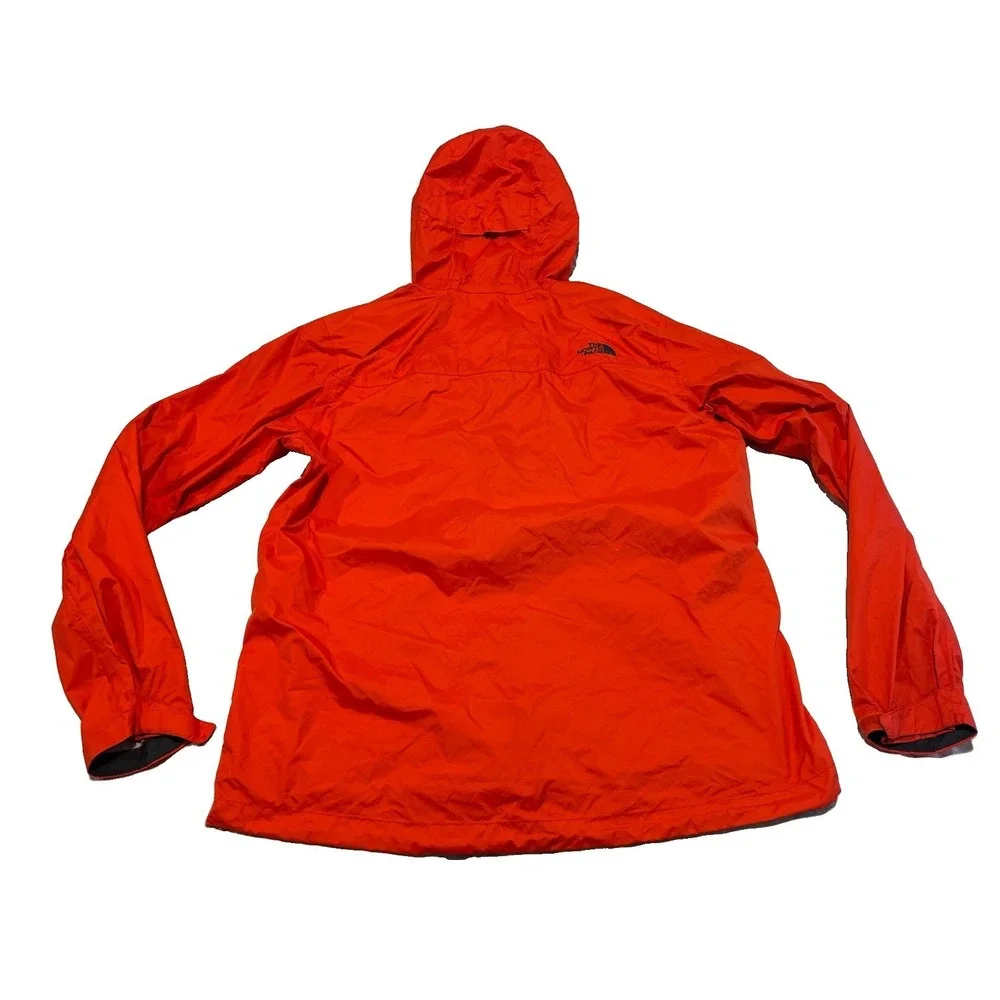 The North Face HyVent 2.5L Jacket Men's Medium Orange Windbreaker Rain Jacket